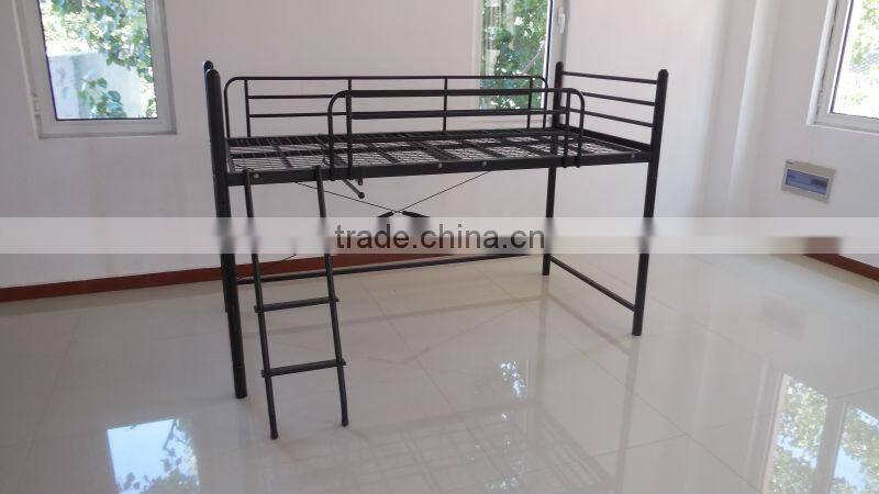 Junior Metal Loft Bed, Black