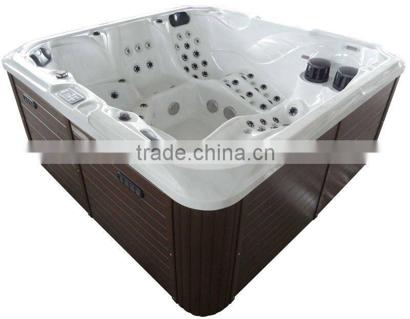 Freestanding outside heater bathtub