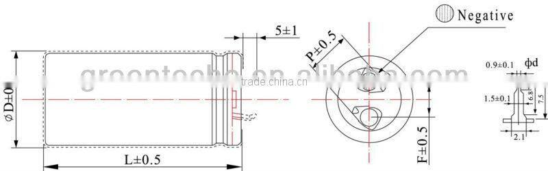 snap in ultracapacitor 100 farad small dc motor capacitor
