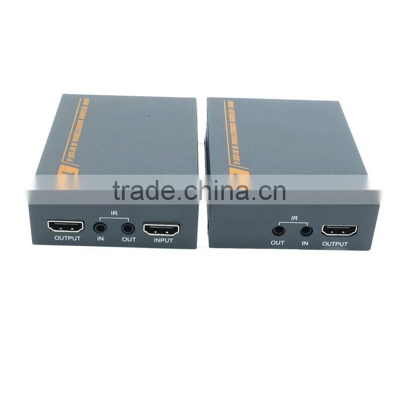 Hot!!! 60M hdmi extender with loop output up to 1080P with Bi-directional IR with POE