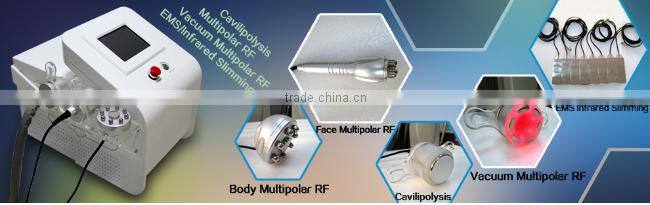 effective ultrasound cavitation rf infrared equipment with 5 accessories