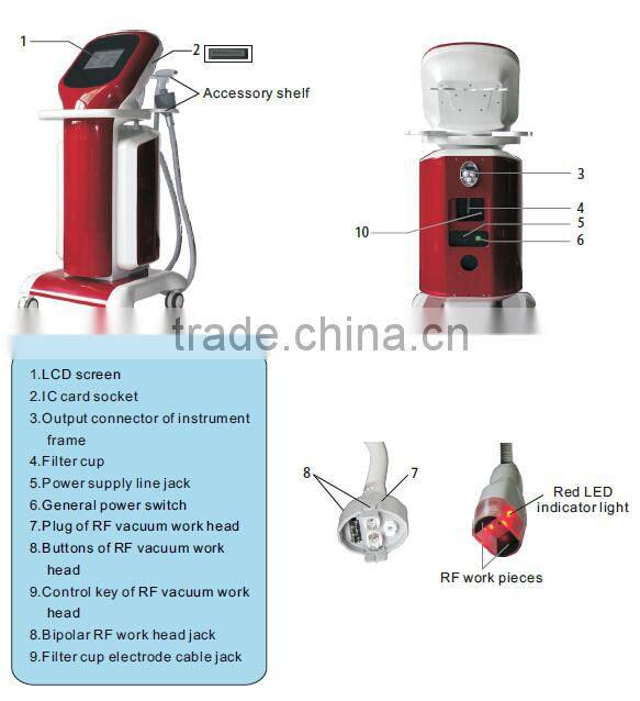 High Quality RF Vacuum Equipment for weight loss with good effect