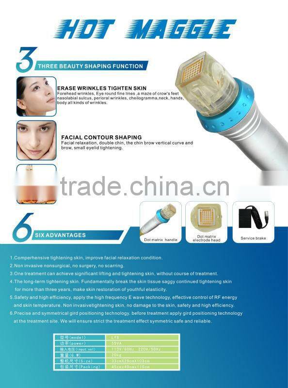 NL-TM800/ Guangzhou Newlife factory/newest design/ RF skin rejuvenation machine/fractional RF