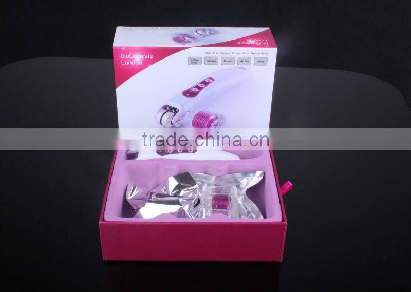 Bio+Vibration+Led derma roller machine/Power adapter or Battery