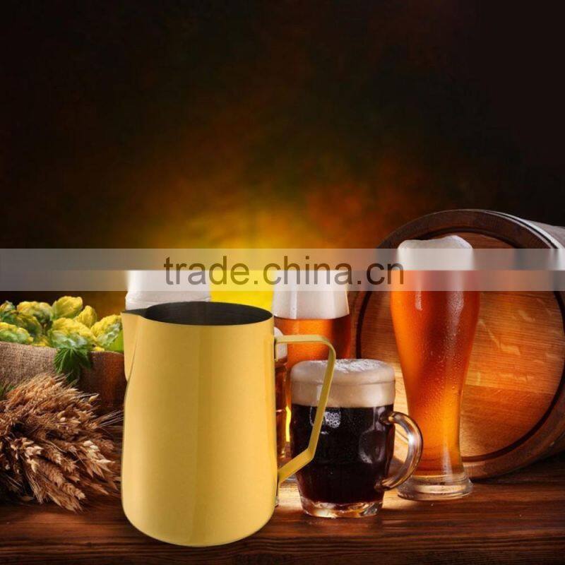 600ml Stainless Steel Garland Cup Garland Cylinder Milk Cup Vacuum Cup Japanese Milk Pitcher