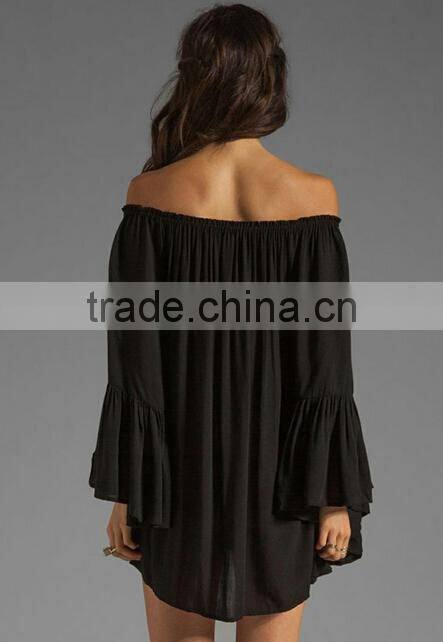 OVERSIZED LOW SHOULDER BEACH DRESS Full Sexy Beach Dress XXX Photos Loose Dress