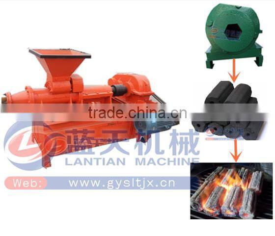 China Supply Coconut Shell Charcoal Extruder Machine Screw Press Machine