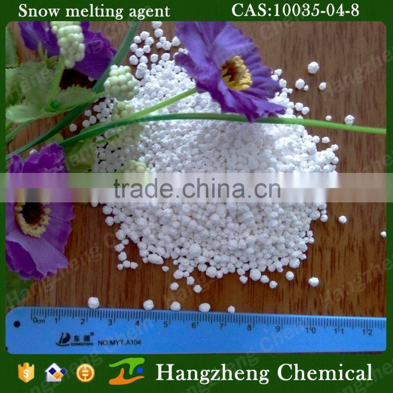 snow melting agent small granular of calcium choride