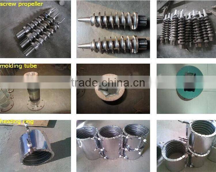 Wood sawdust rice husk Charcoal Rod Making Machine Factory
