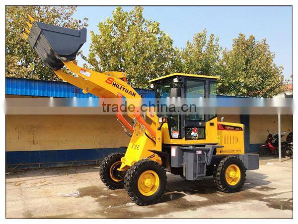 China TOP sale famous brand 1.0T mini front end loader with CHANGCHAI L28 and LED light
