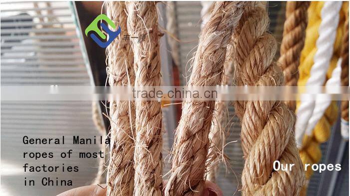 3ply twisted sisal rope/marine used sisal ropes