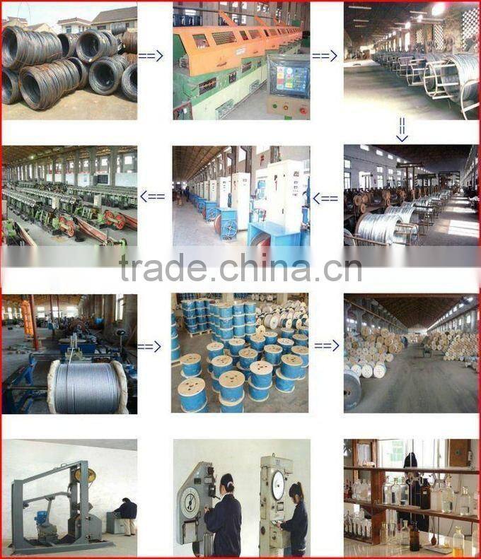 6x24+7FC steel wire rope