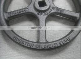 Chinese ductile iron sand casting 4150 steel lathe handwheel