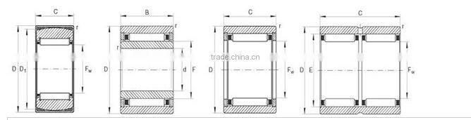 New Model Style Open Type Stamping Needle Roller Bearing