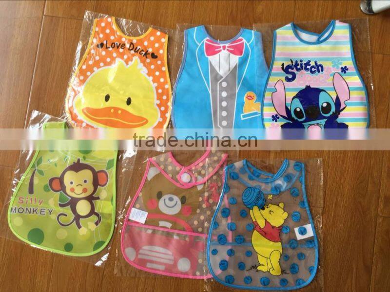 Funny Personalized Designs Cute Baby and Toddler Bibs with Adjustable Snap Buttons