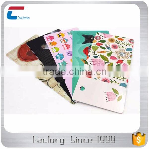 PVC Plastic snap off key tag cards