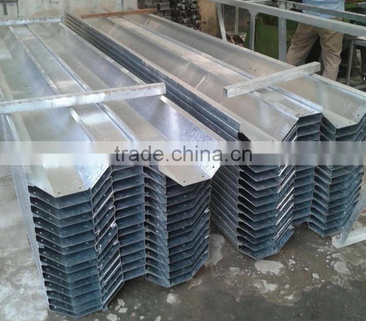 2015 hot sale glasshouse rain gutter