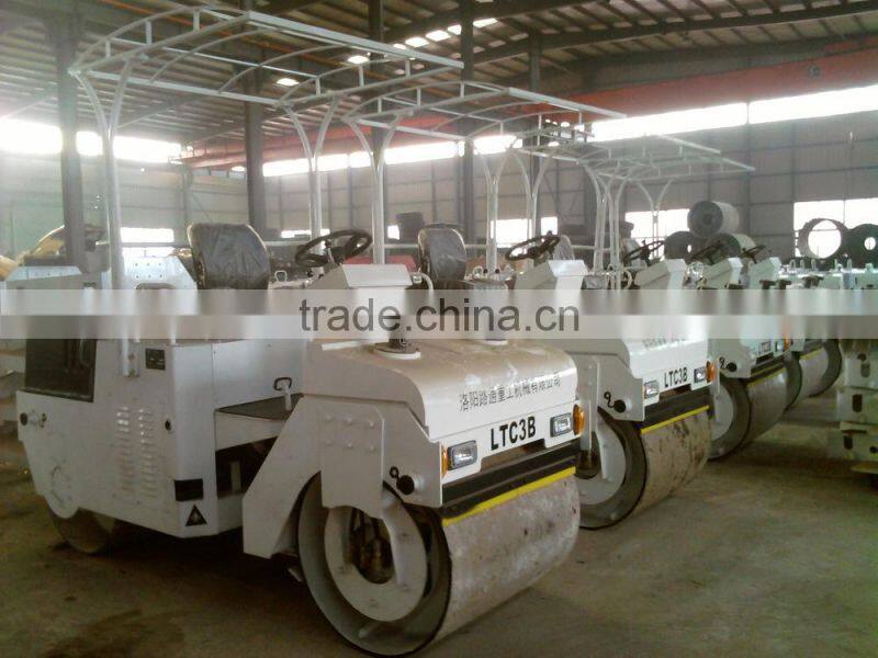 Lutong LTC08H 0.8T Double Drum Hydraulic Vibrator Road Roller price