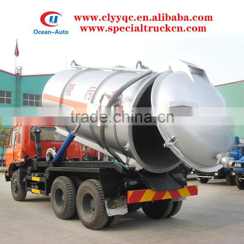 factory price 16000L 6x4 Dongfeng sewage suction vehicle