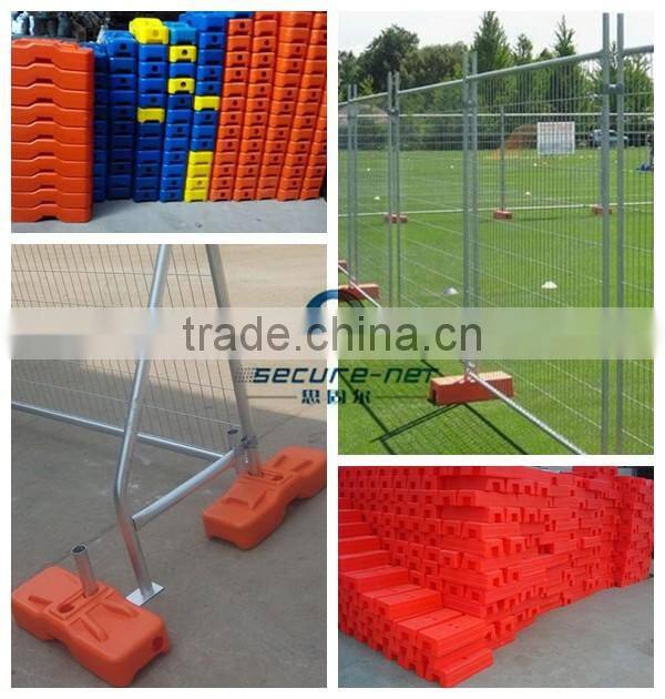 outdoor hot dipped galvanized pvc coated temporary fence