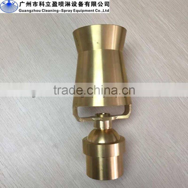 Low pressure copper water jet fountain nozzles