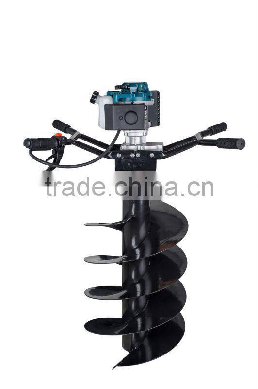 New OEM products gasoline petrol earth augers drill 57cc garden tools 400mm drill