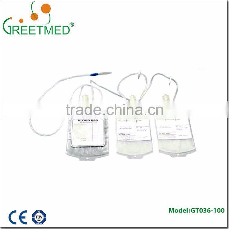 Blood Bag Factory Direct Sales Fashionable Wholesale 100ml 250ml 350ml tripple PVC Hospital Pipe drainage Tubes Containers Ozone
