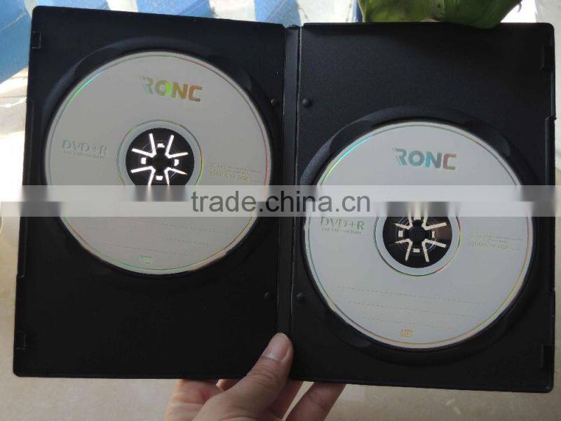 Eco-friendly single side 7mm plastic dvd cases