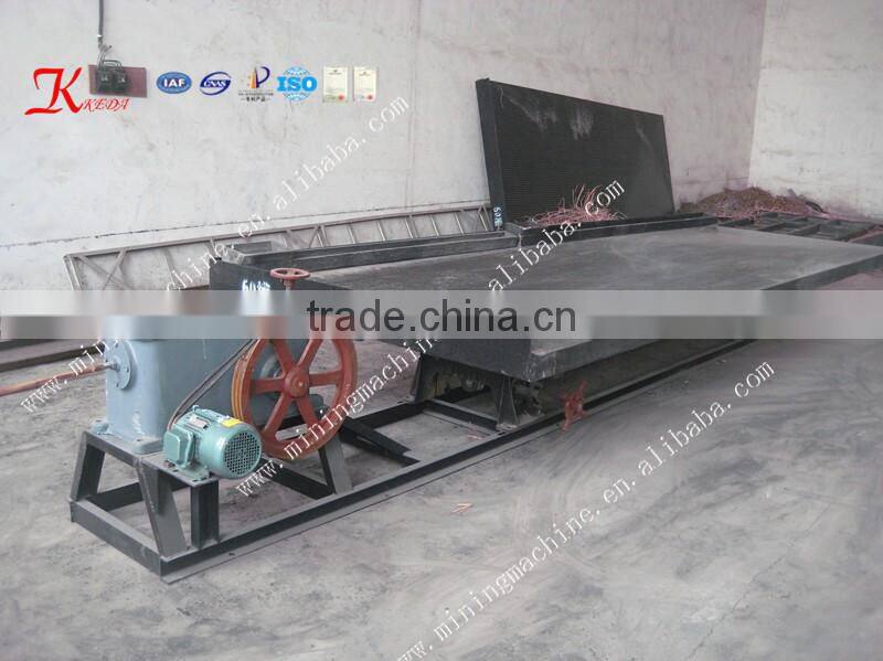 Reliable Ore Shaking Table for Gold Concentration
