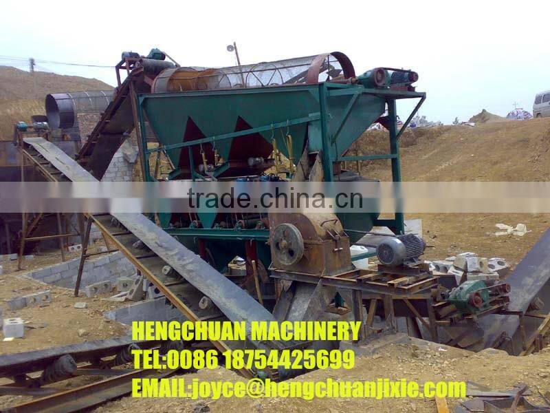 Magnetic Separator With Crusher/Sand Iron Ore Concentration Plant