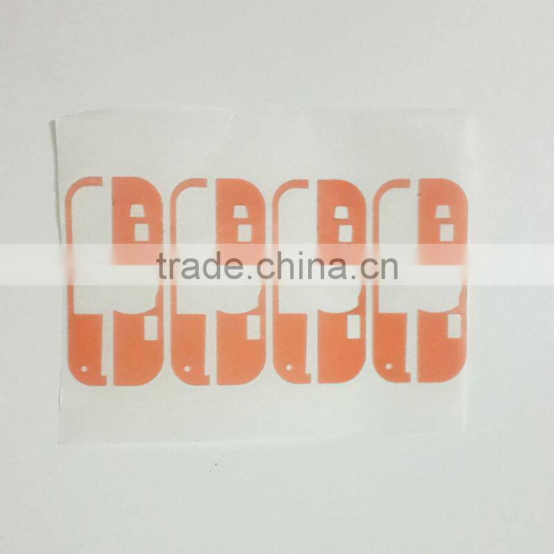 Red adhesive glue sticker ,up and down red glue sticker for Ipod2 for Touch 4