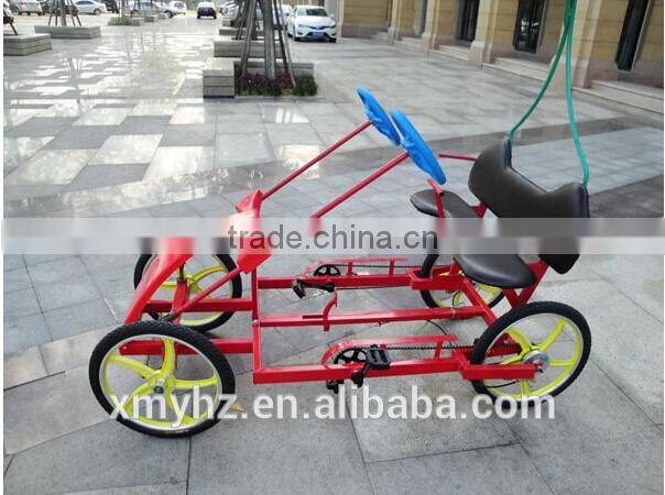 2015 Playground park dedicated four-wheel and 2 seats bicycle SA200