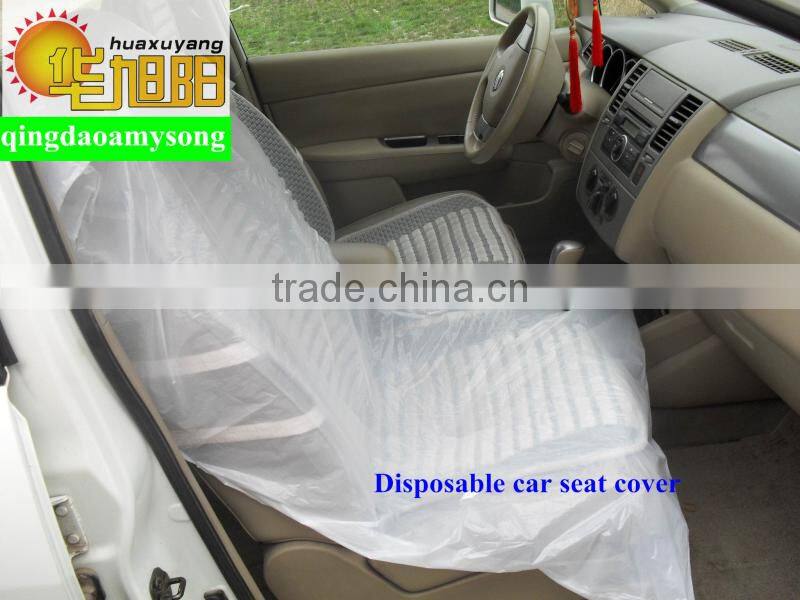 LDPE plastic clear car Seat Covers with TOYOTA printing 500 pcs/roll