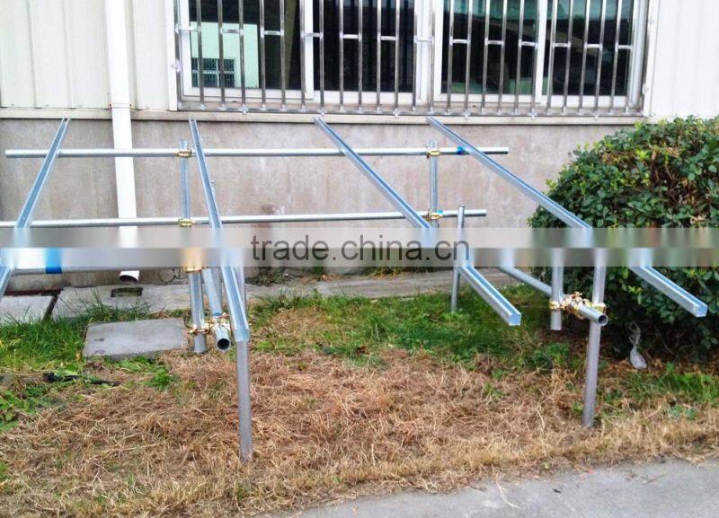 Good galvanized steel ground solar panel support structures