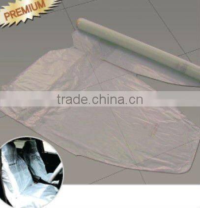 plastic seat cover for car cleaning