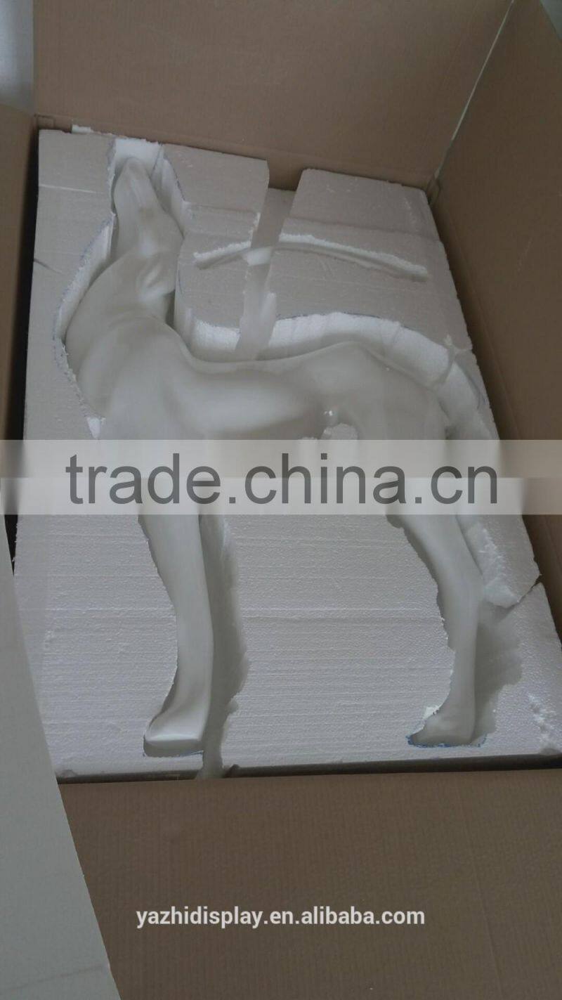 Colorful Fiberglassanimal dog mannequin for window display