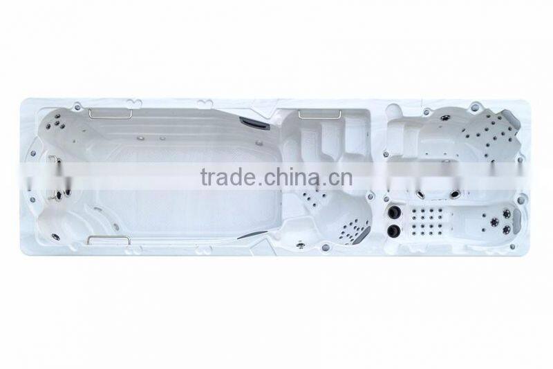 SRP660 Luxurious freestanding party spa pool on ground outdoor swim pool with massage function