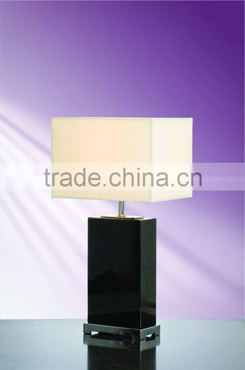 black crystal table lamp for decorative