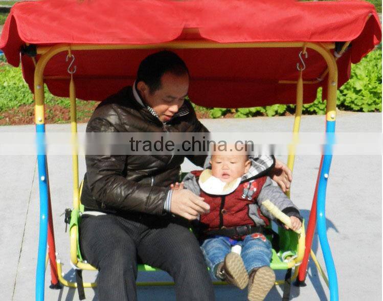 Garden Children swing chairs with metal frame
