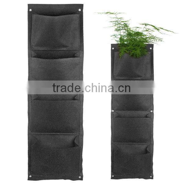 Garden Wall Planting Bags,Wall Hanging bag With Pockets,Indoor Hanging Planters