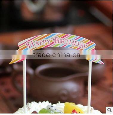 popular recycled happy birthday cake topper