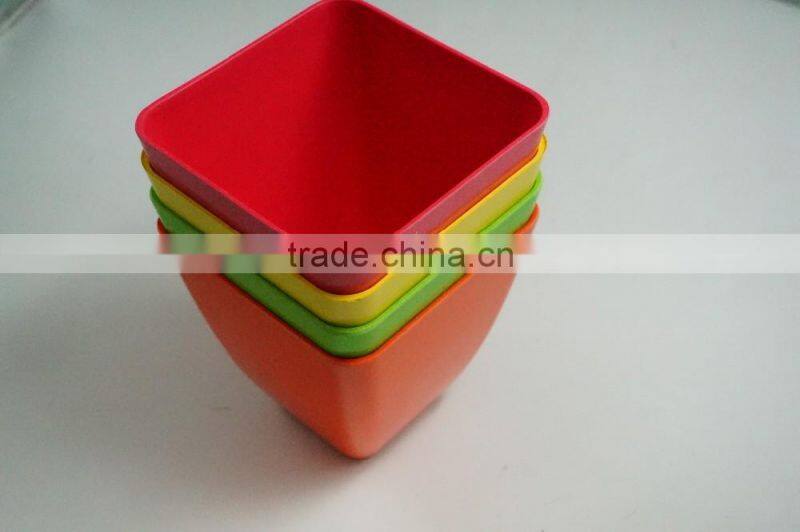 Hefei factory bamboo fiber flower pot