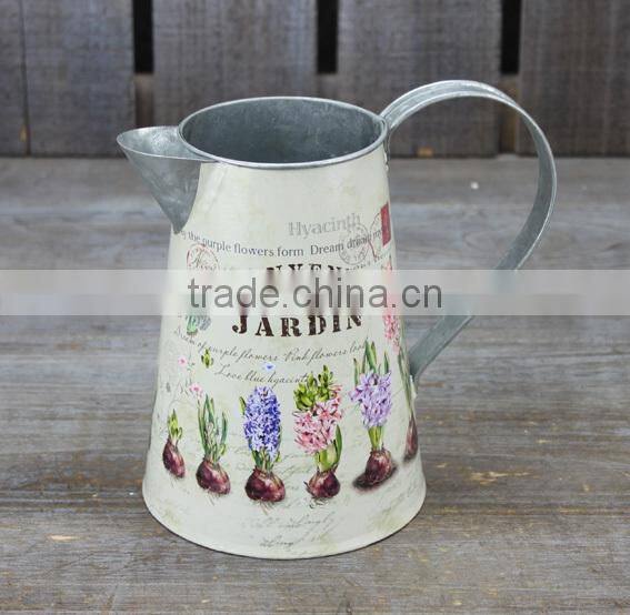 Spring Home & Garden Decor Floral and Watering Can Special for Flower Plant pot