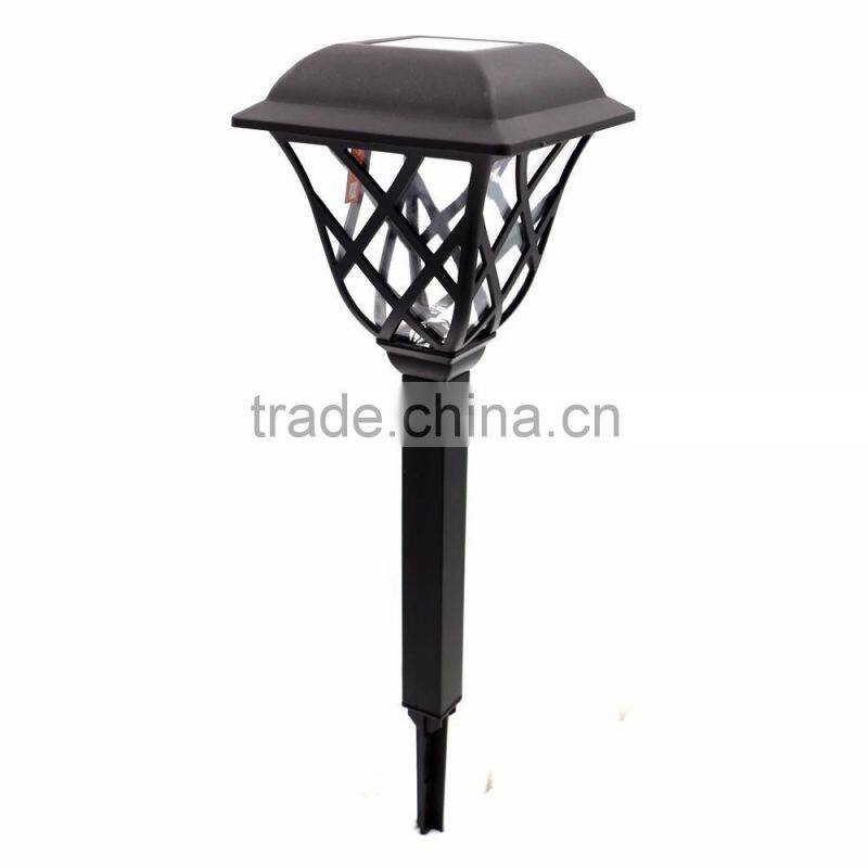 16pk Plastic Solar led Garden Pathway Landscape Lawn Stake Light