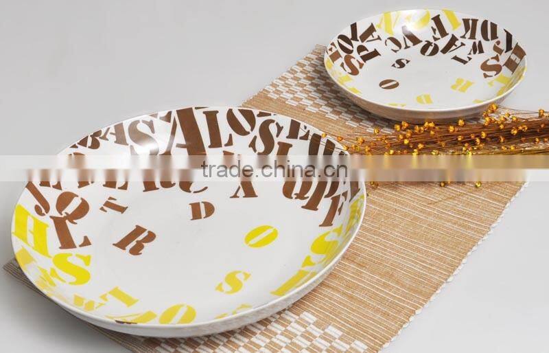 5pcs porcelain pasta bowl set with decal,7pcs pasta bowl set