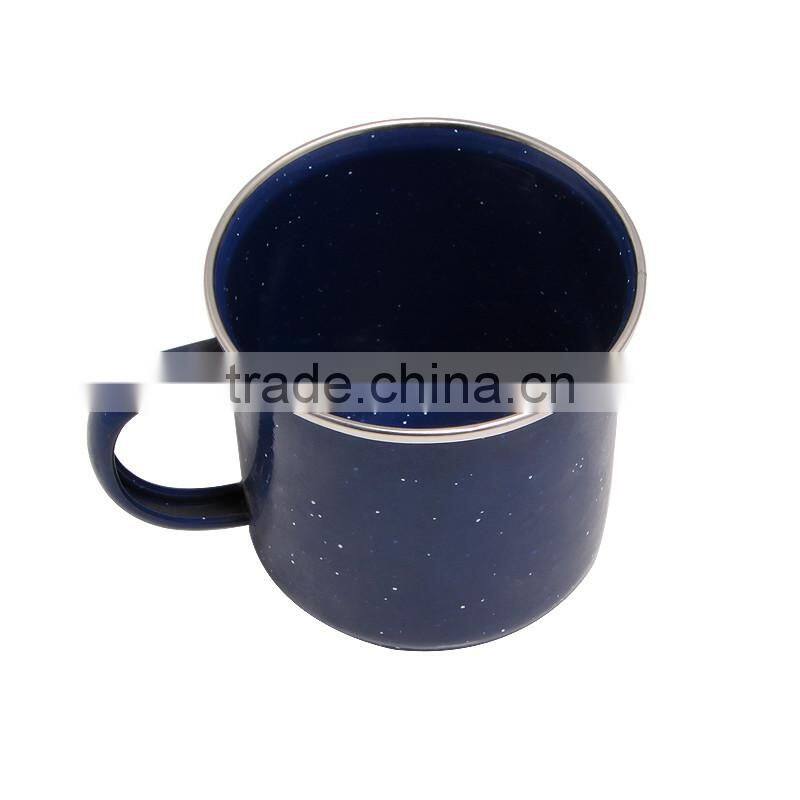 China factory wholesale customized traveling enamel mug