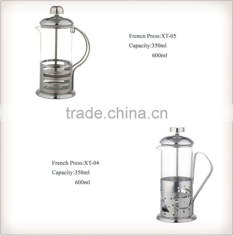 Wholesales Plastic French Press/ French Coffee Press