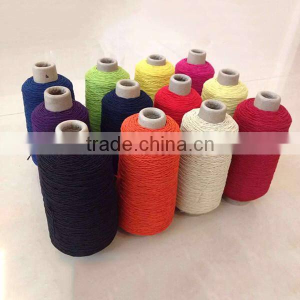 Dope dyed rubber covered spandex yarn 90# latex rubber yarn