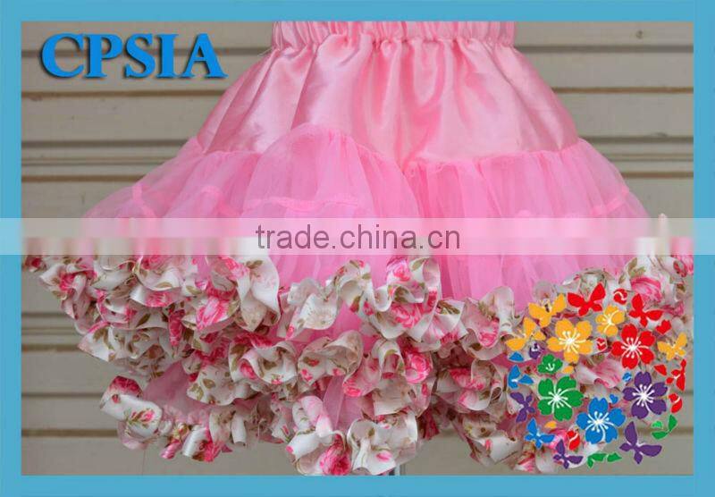 2014 Cheap Wholesale Super Fluffy Pettiskirt Boutique Baby Girls Red Blue Tutu Skirt