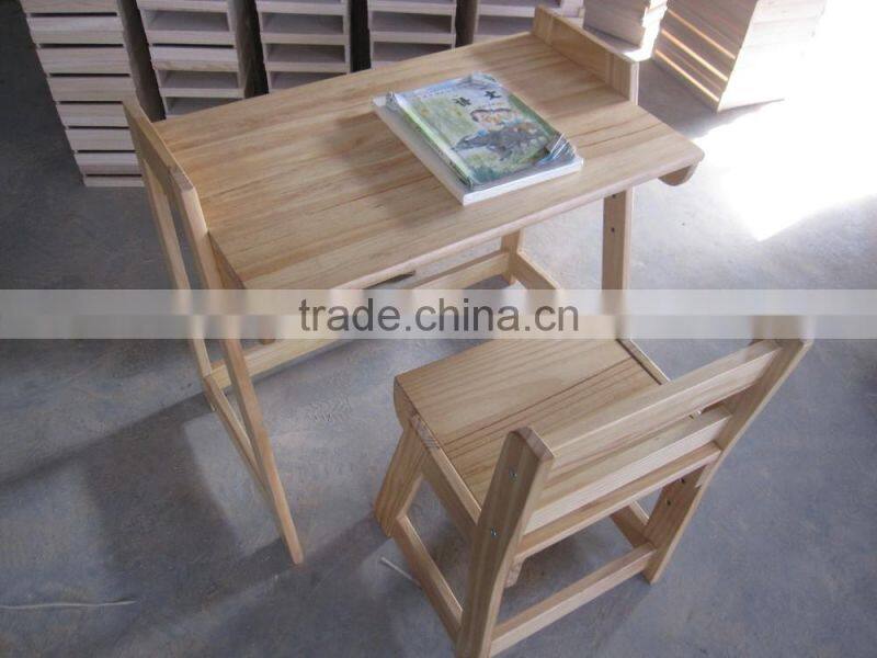 Children school desk and chair/Wooden school furniture/Modern furniture